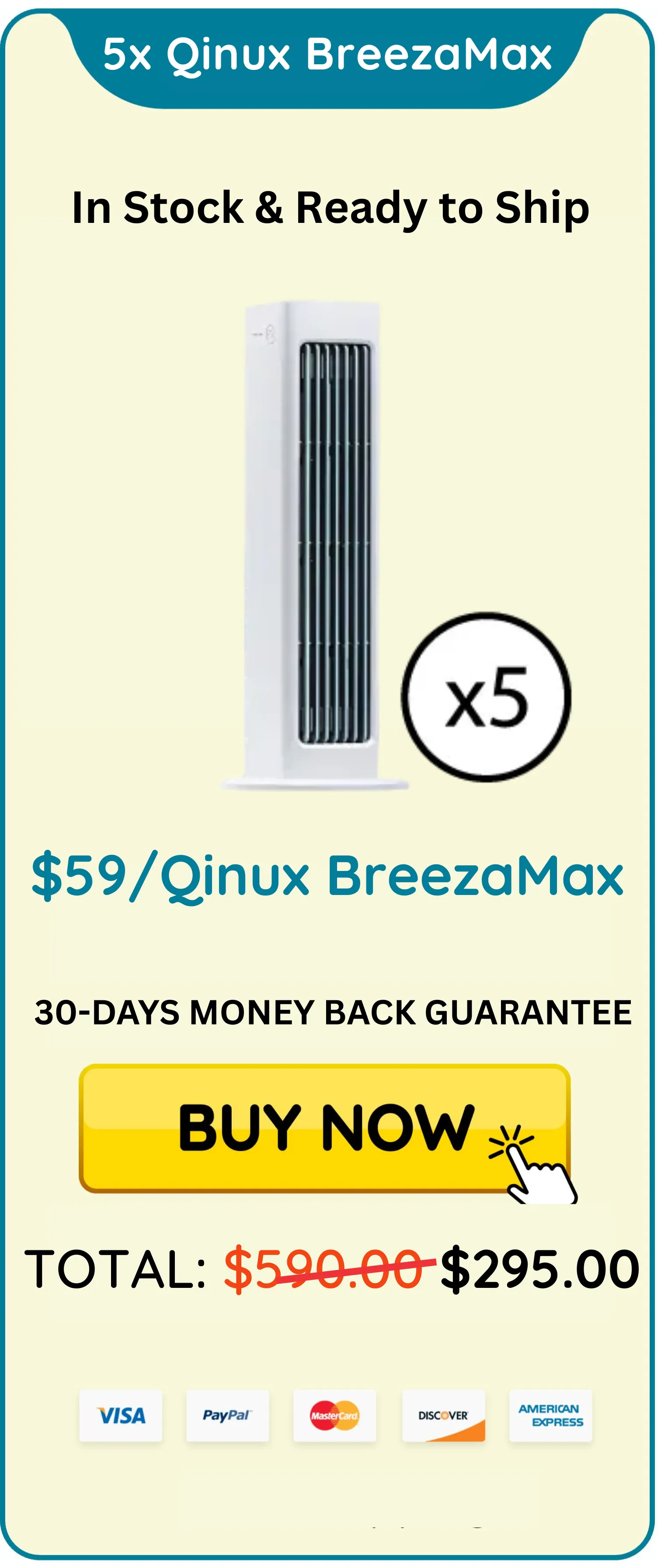 Qinux Breezamax 5 Unit